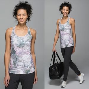 Lululemon Splatter Racerback Tank Sugar Crush